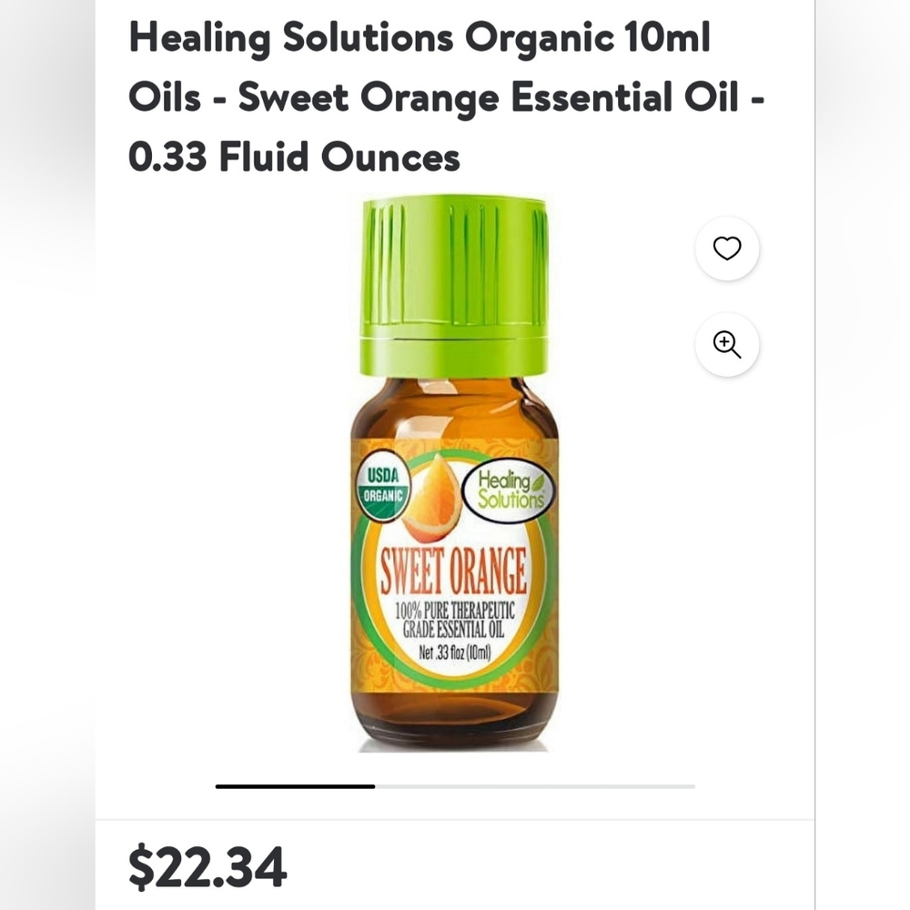 Sweet Orange 100% PURE Essential Oil